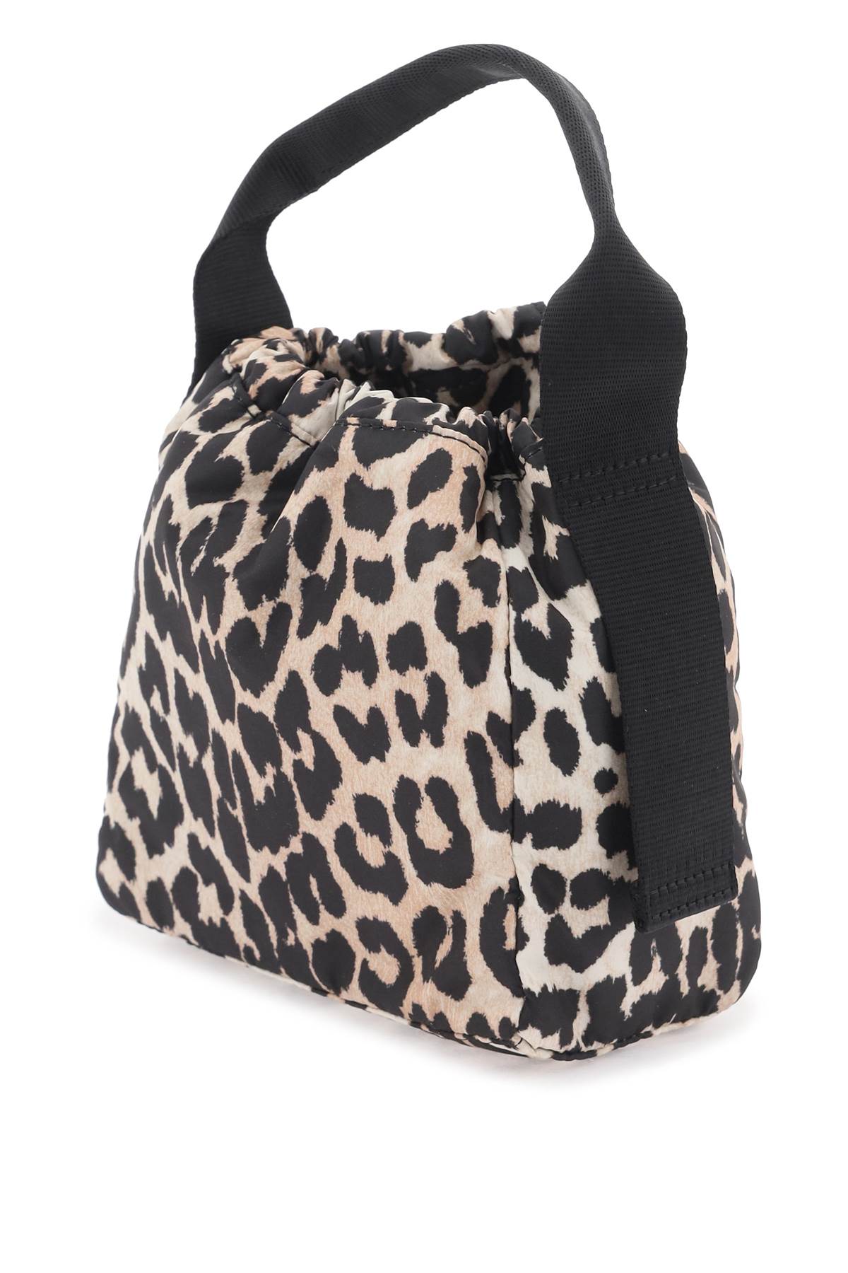 Ganni Leopard Print Recycled Tech Handbag image 1