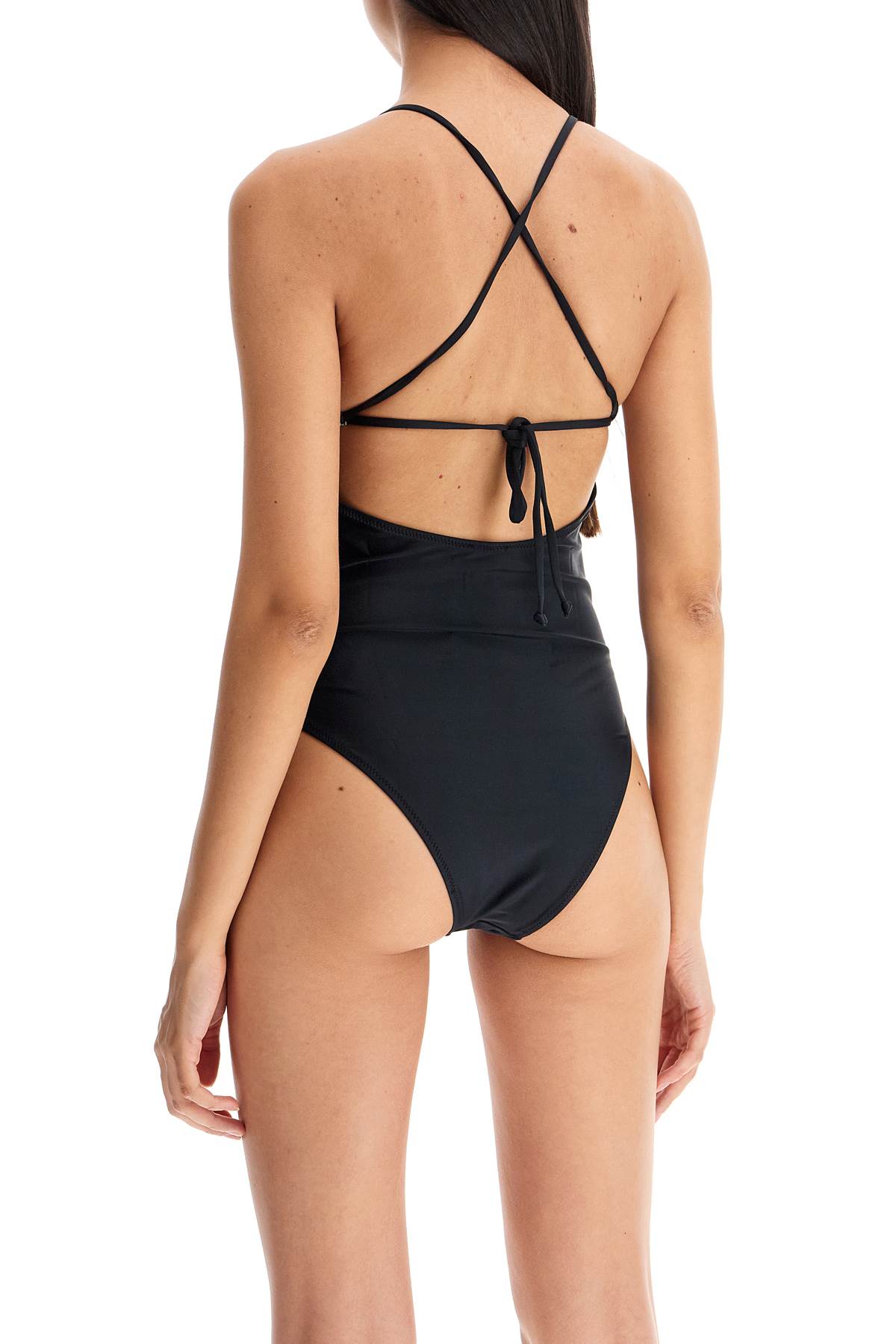 Ganni one-piece swimsuit with logo image 2