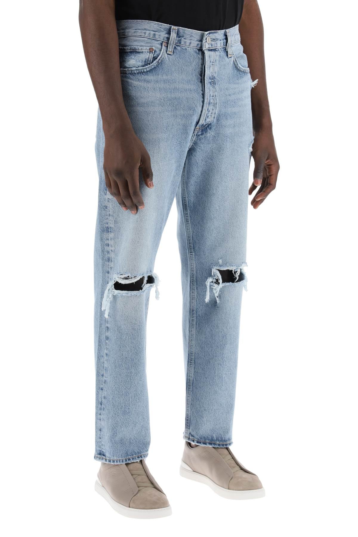 Agolde 90's Destroyed Relaxed Fit Jeans image 1