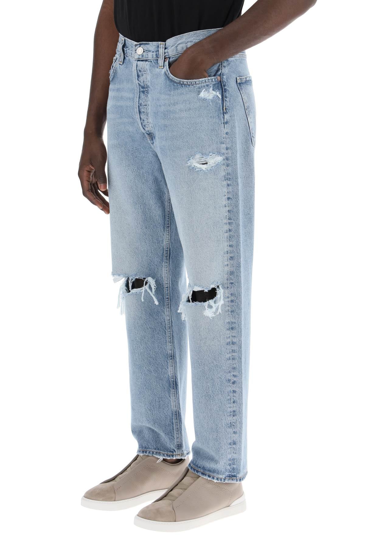 Agolde 90's Destroyed Relaxed Fit Jeans image 3