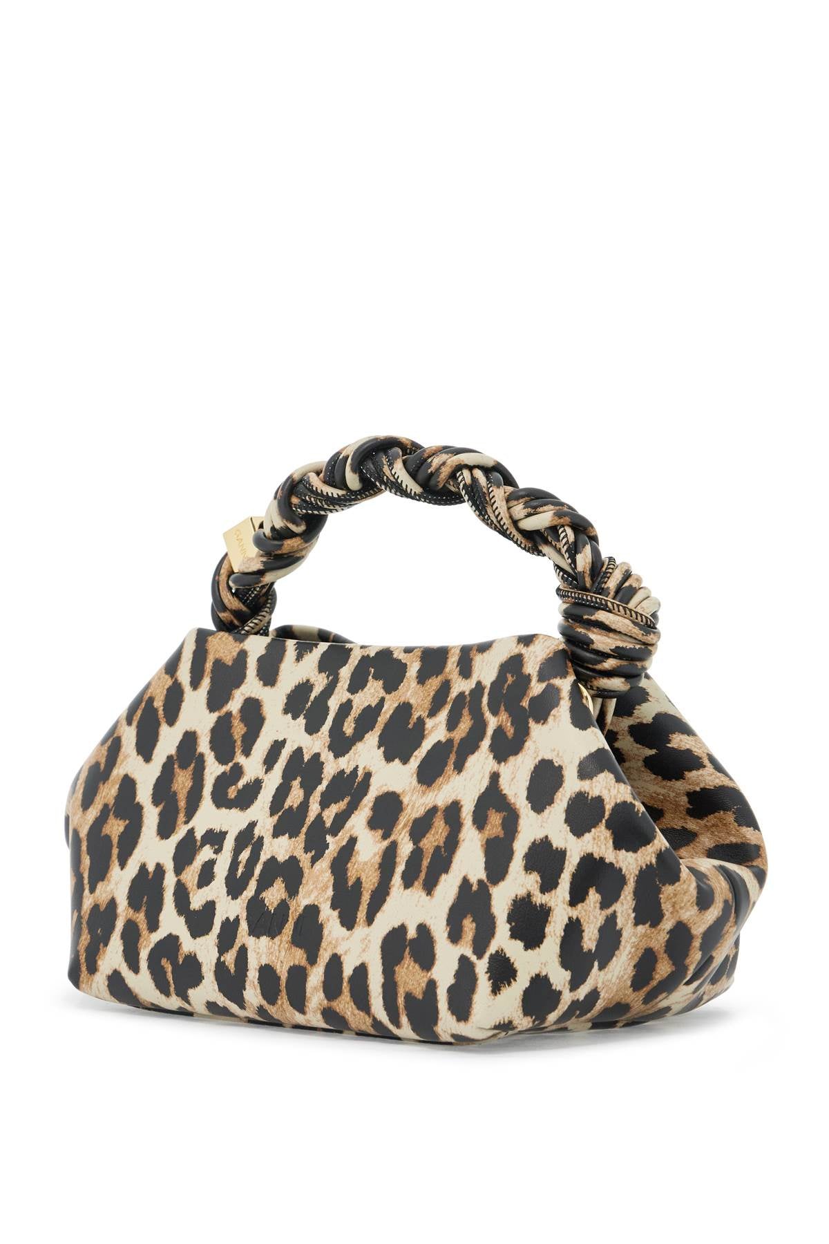 GANNI Bou Recycled Leather Handbag - Animal Print image 1