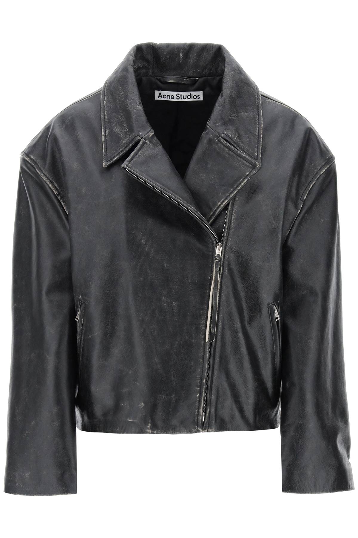 Acne Studios 'vintage leather jacket with distressed effect image 0