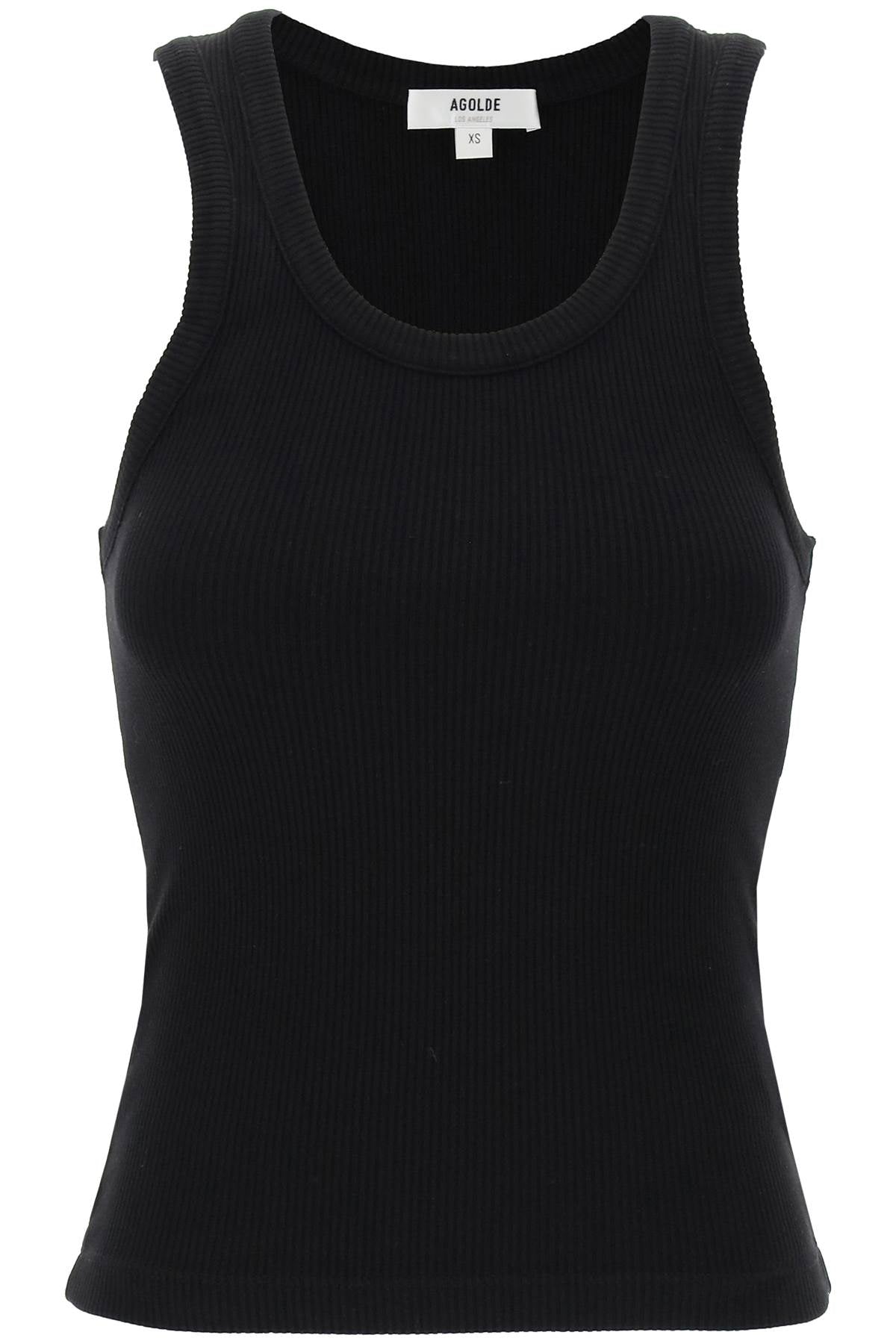 Agolde poppy ribbed tank top image 0