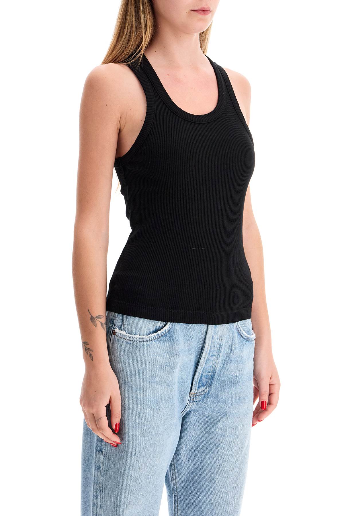 Agolde Poppy Ribbed Tank Top image 1