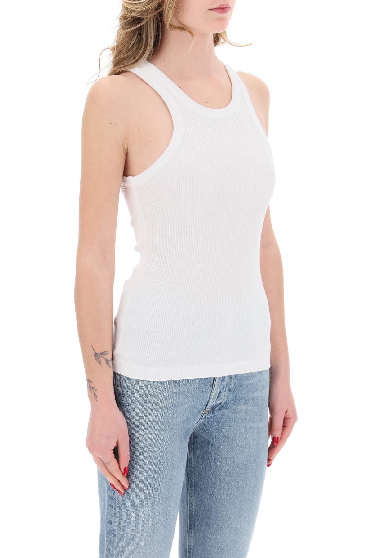 Agolde "ribbed sleeveless top b image 1