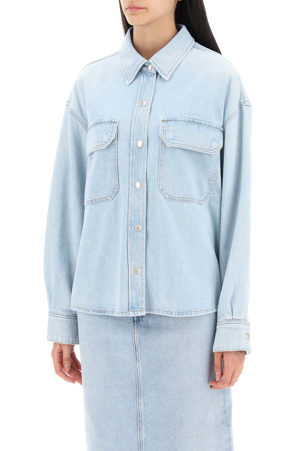 Agolde 's denim shirt image 3