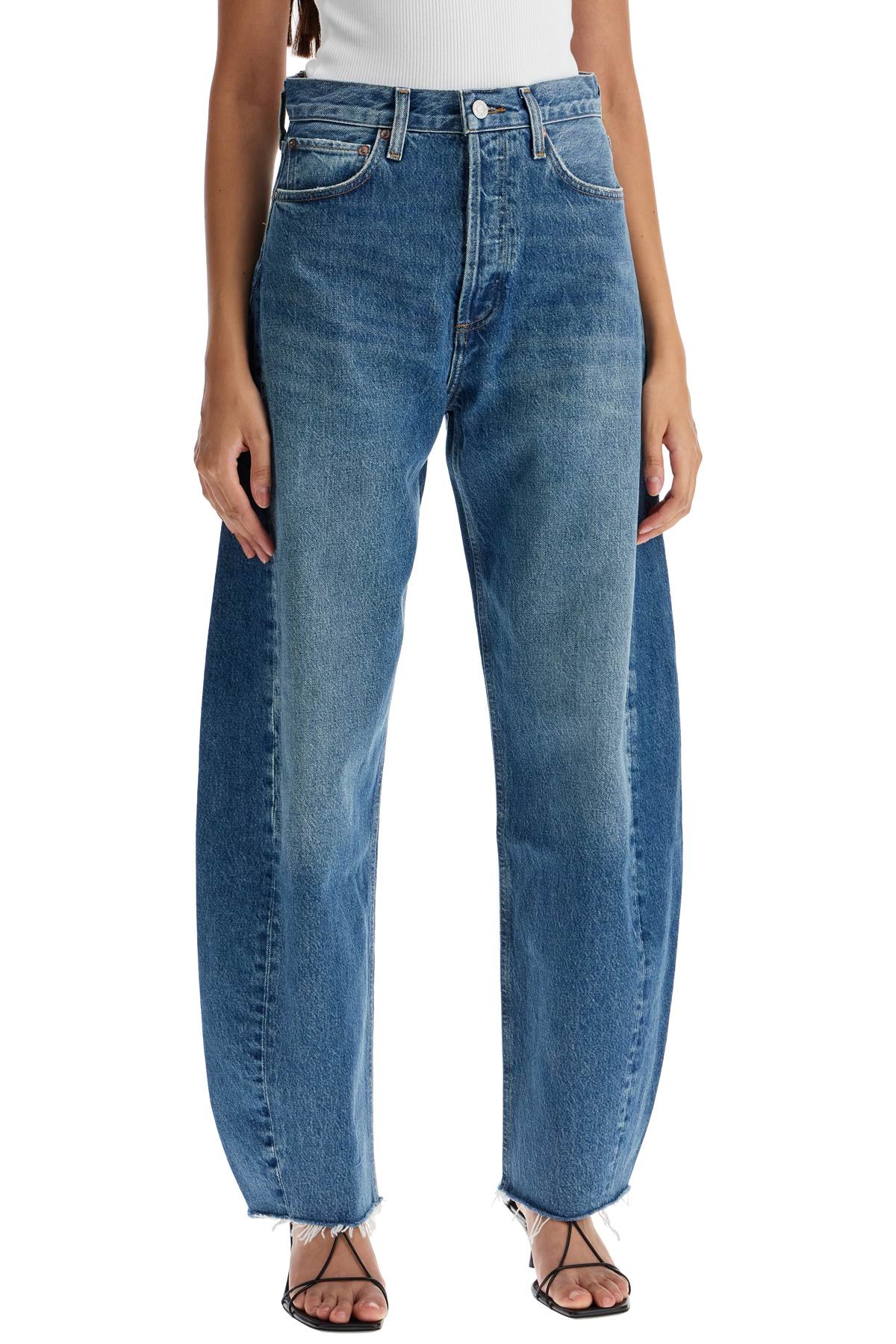 Agolde luna curved leg jeans image 1