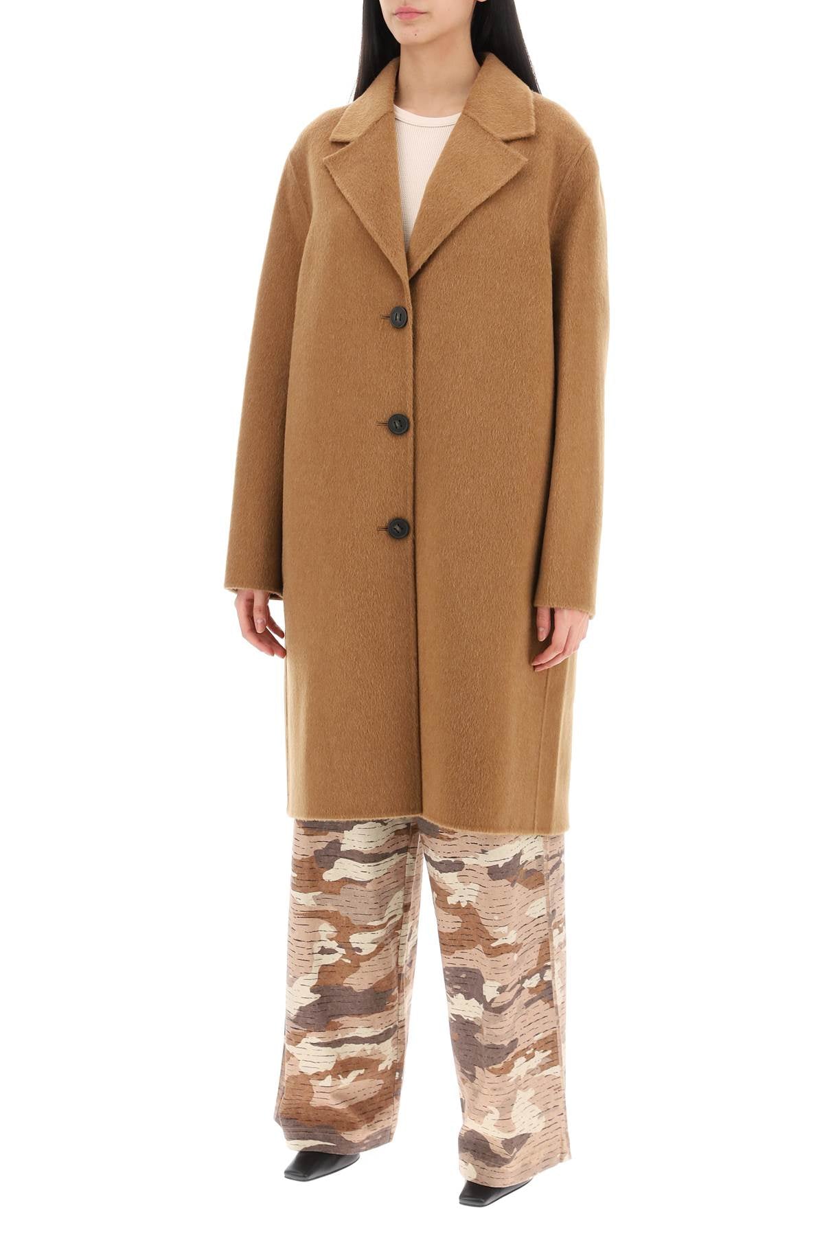 Acne Studios Wool & Alpaca Midi Coat image 3