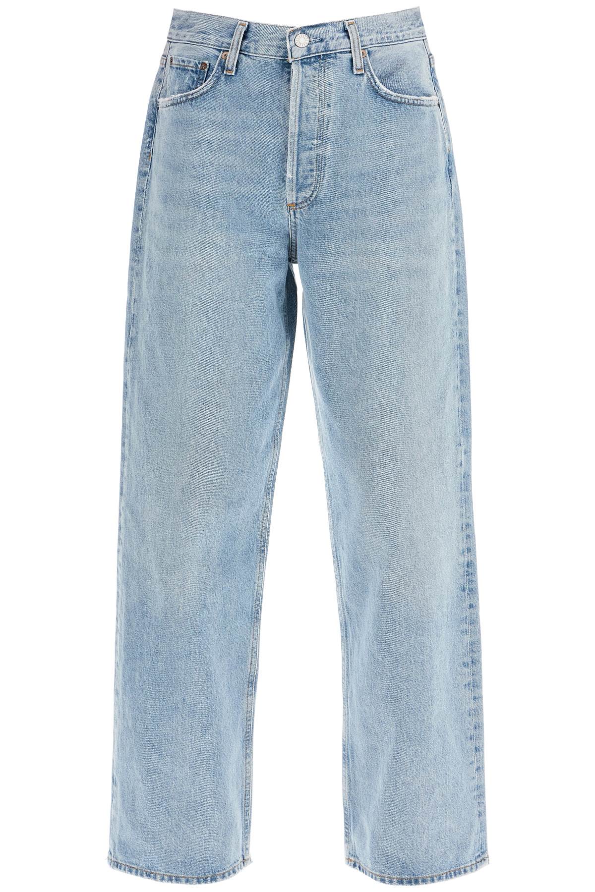 Agolde Low-Slung Baggy Jeans - Light Distressed Wash image 0