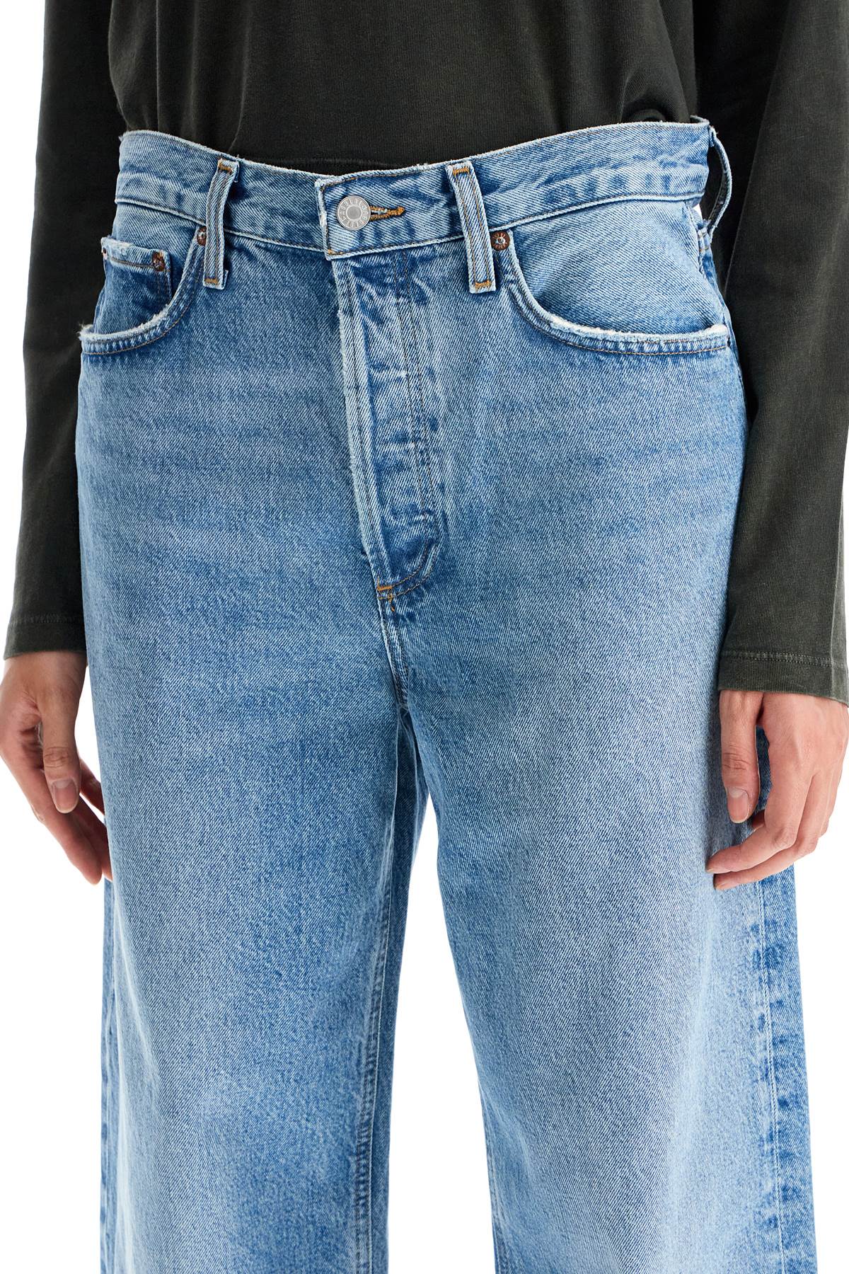 AGOLDE Low Slung Baggy Jeans: Recycled Vintage Wash image 3