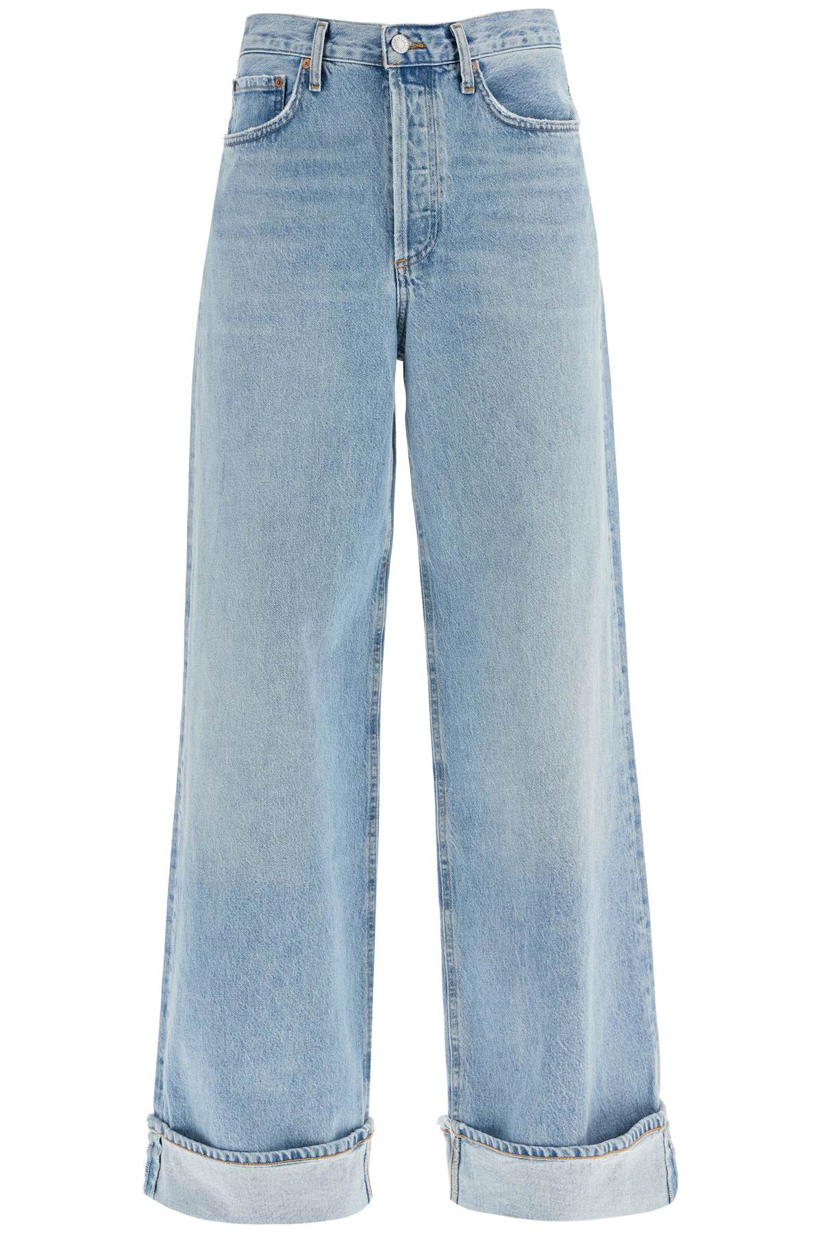 Agolde Dame Wide Leg Jeans: Dark Wash Regenerative Cotton image 0