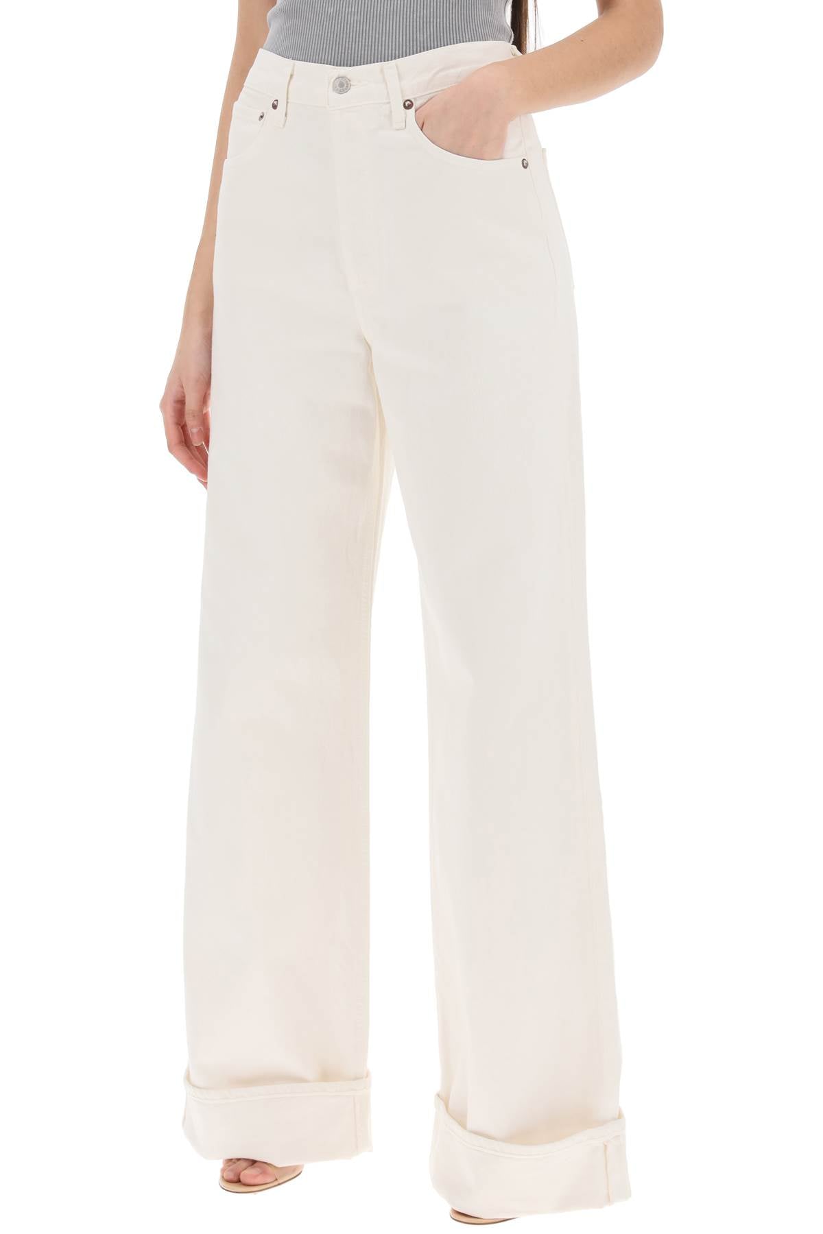 Agolde dame wide leg jeans image 2