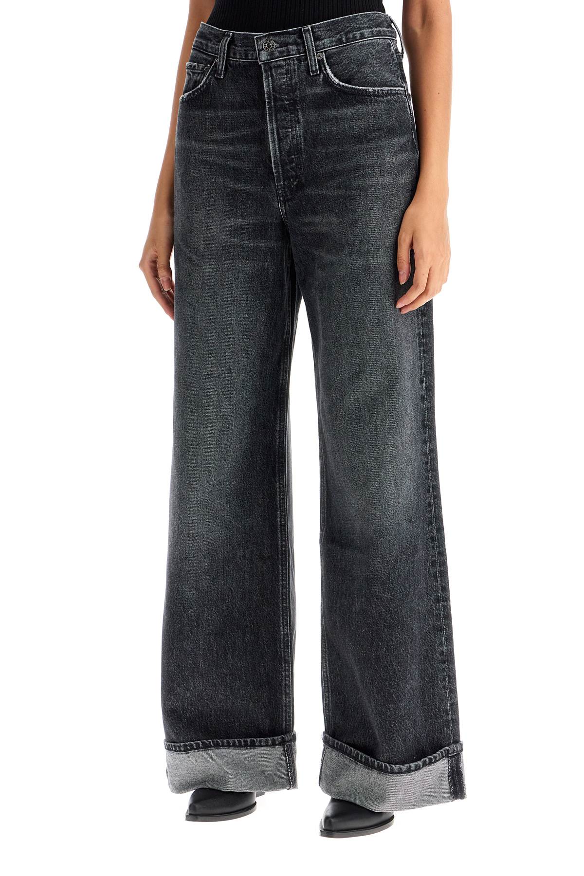 Agolde Dame Wide Leg Vintage-Wash Jeans image 2