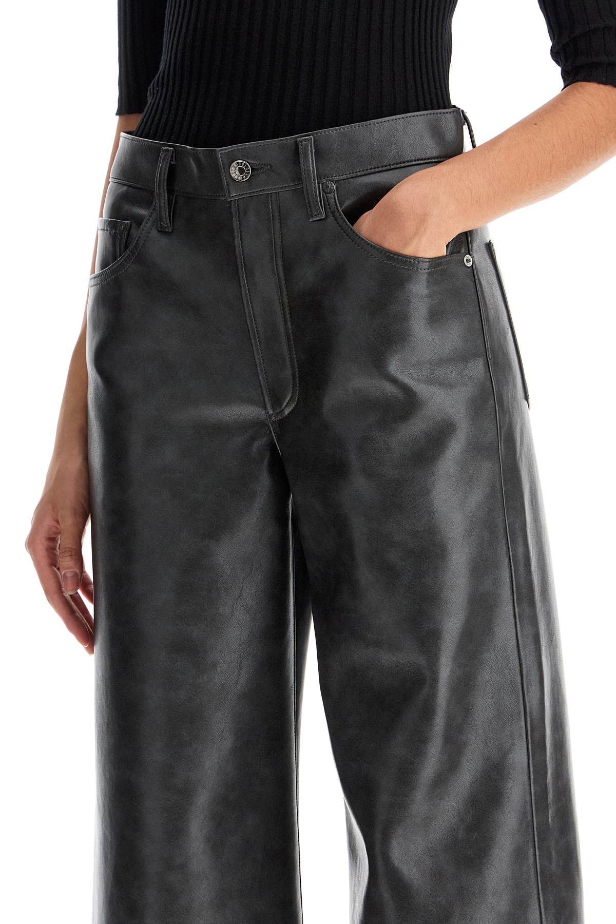 Agolde Recycled Leather Relaxed Fit Pants image 3