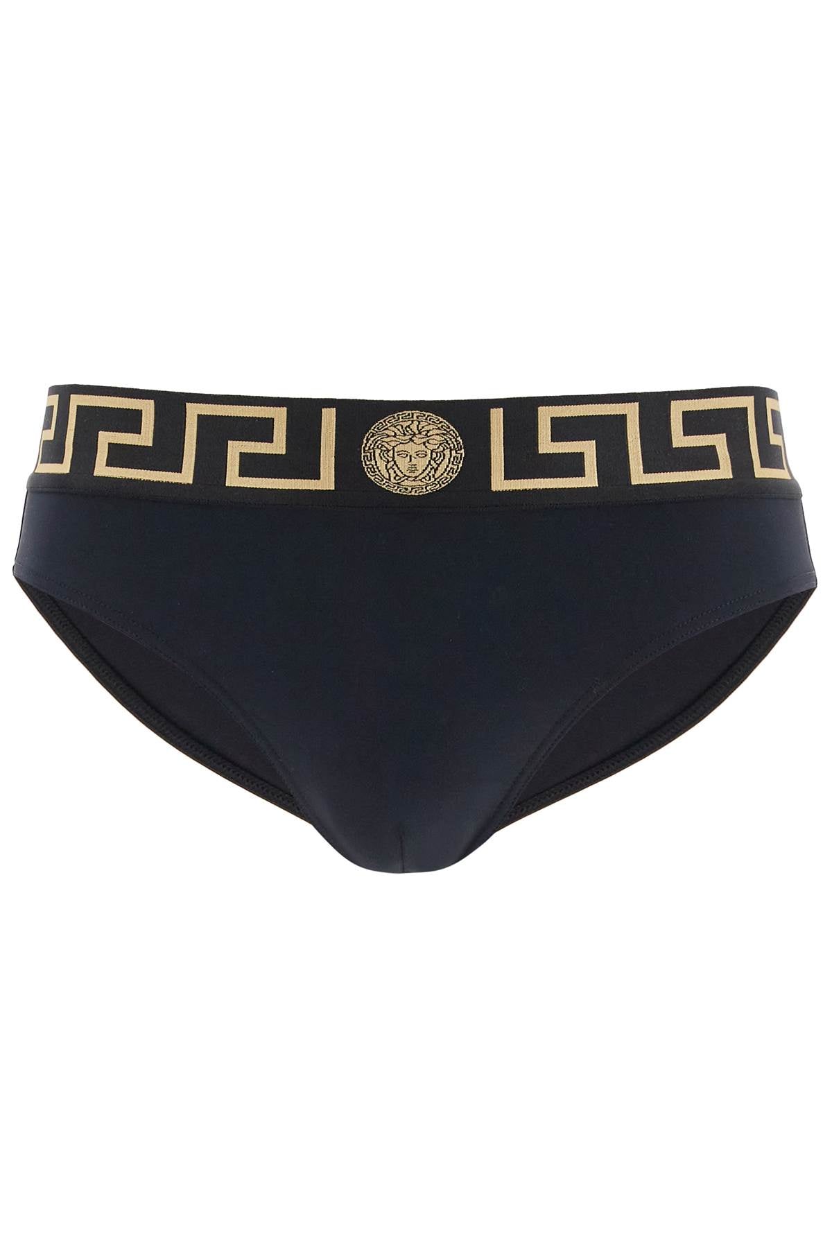 Versace Men's Black Greca Swim Brief image 0