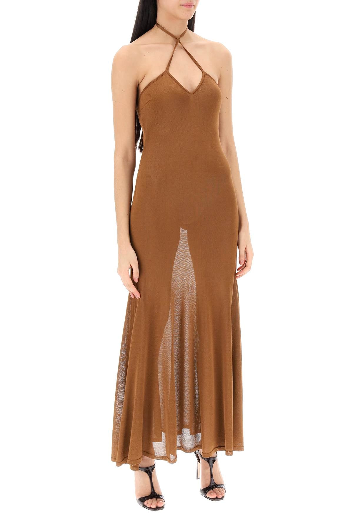 Tom Ford knitted halterneck maxi dress image 1