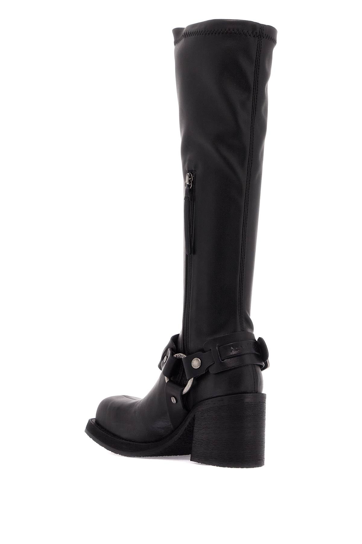 Acne Studios Buckle Leather Boots image 2