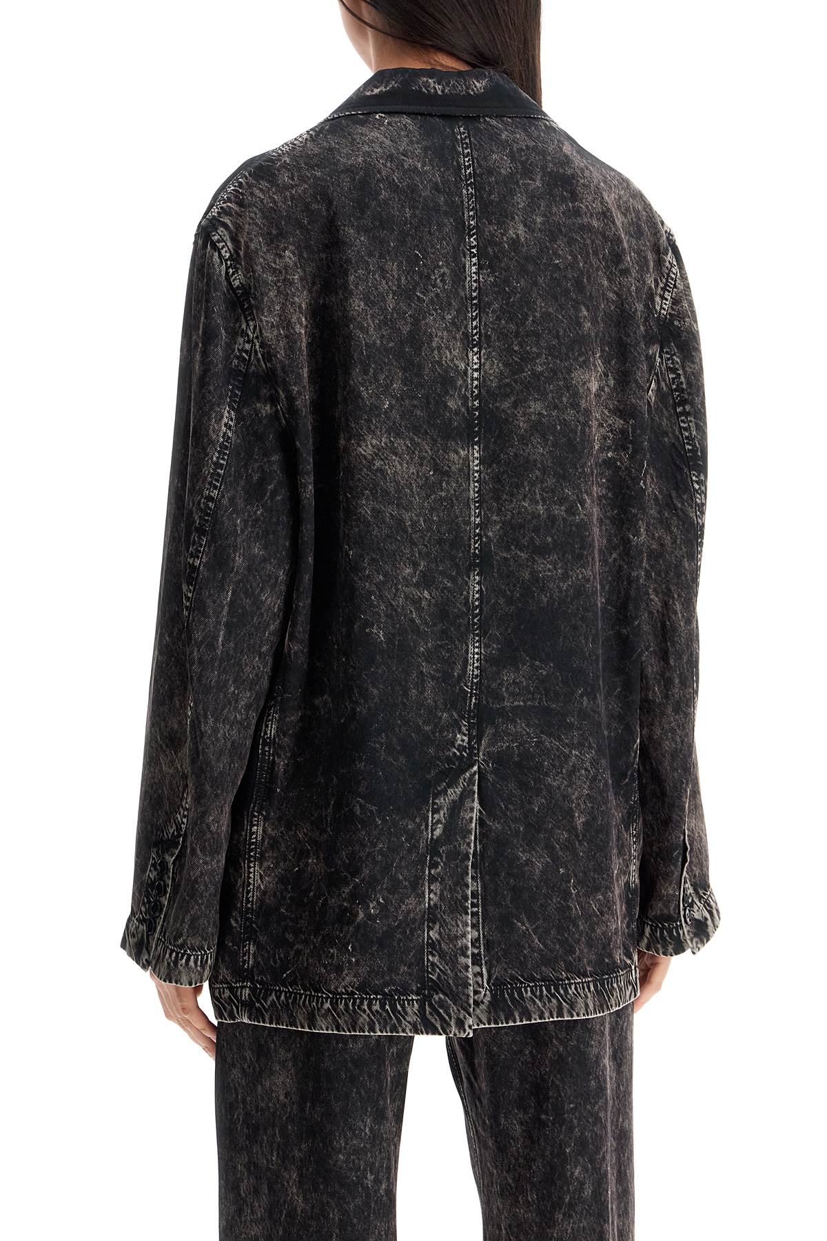 Acne Studios Viscose Trompe L'oeil Denim Blazer image 2