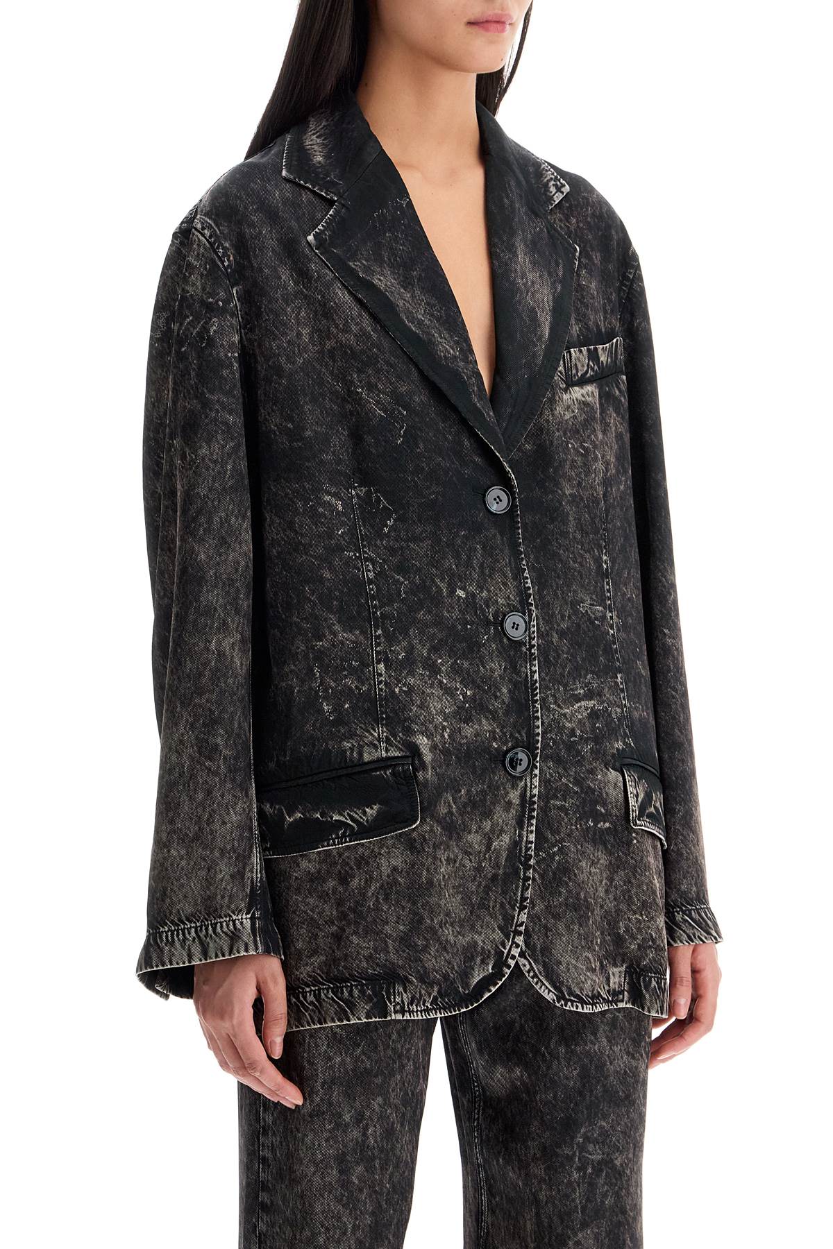 Acne Studios Viscose Trompe L'oeil Denim Blazer image 1