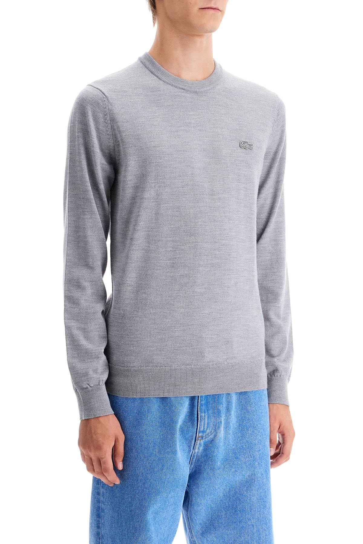 Lacoste Men's Wool Crewneck Pullover Sweater image 1