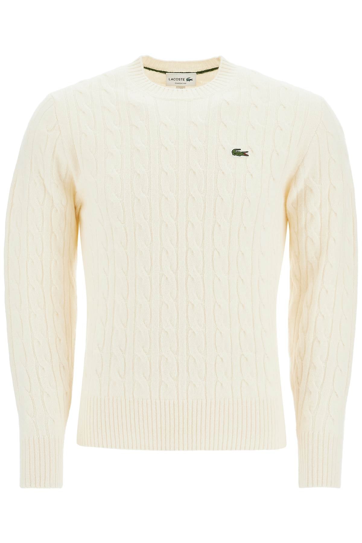 Lacoste Men's Classic Fit Cable Knit Wool Pullover image 0