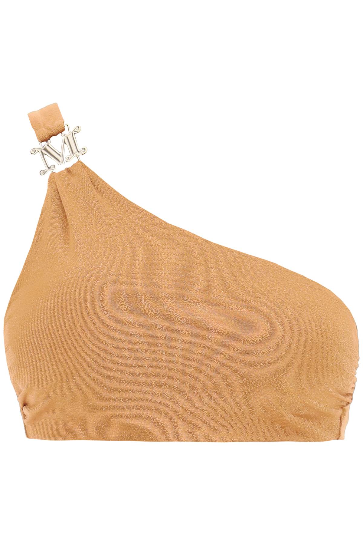 Max Mara Beachwear one-shoulder bikini top in jersey and image 0