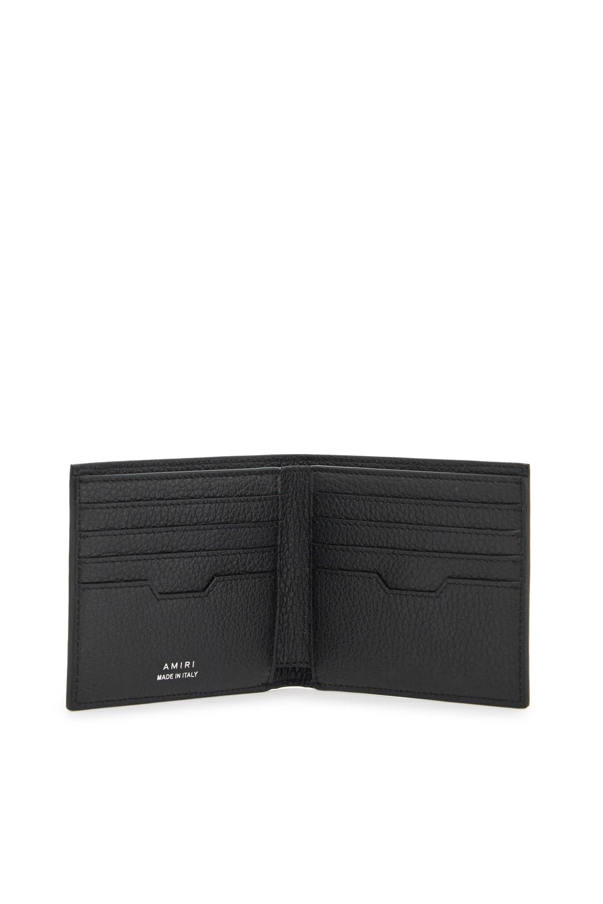 Amiri Paisley Bandana Print Leather Bi-Fold Wallet image 1