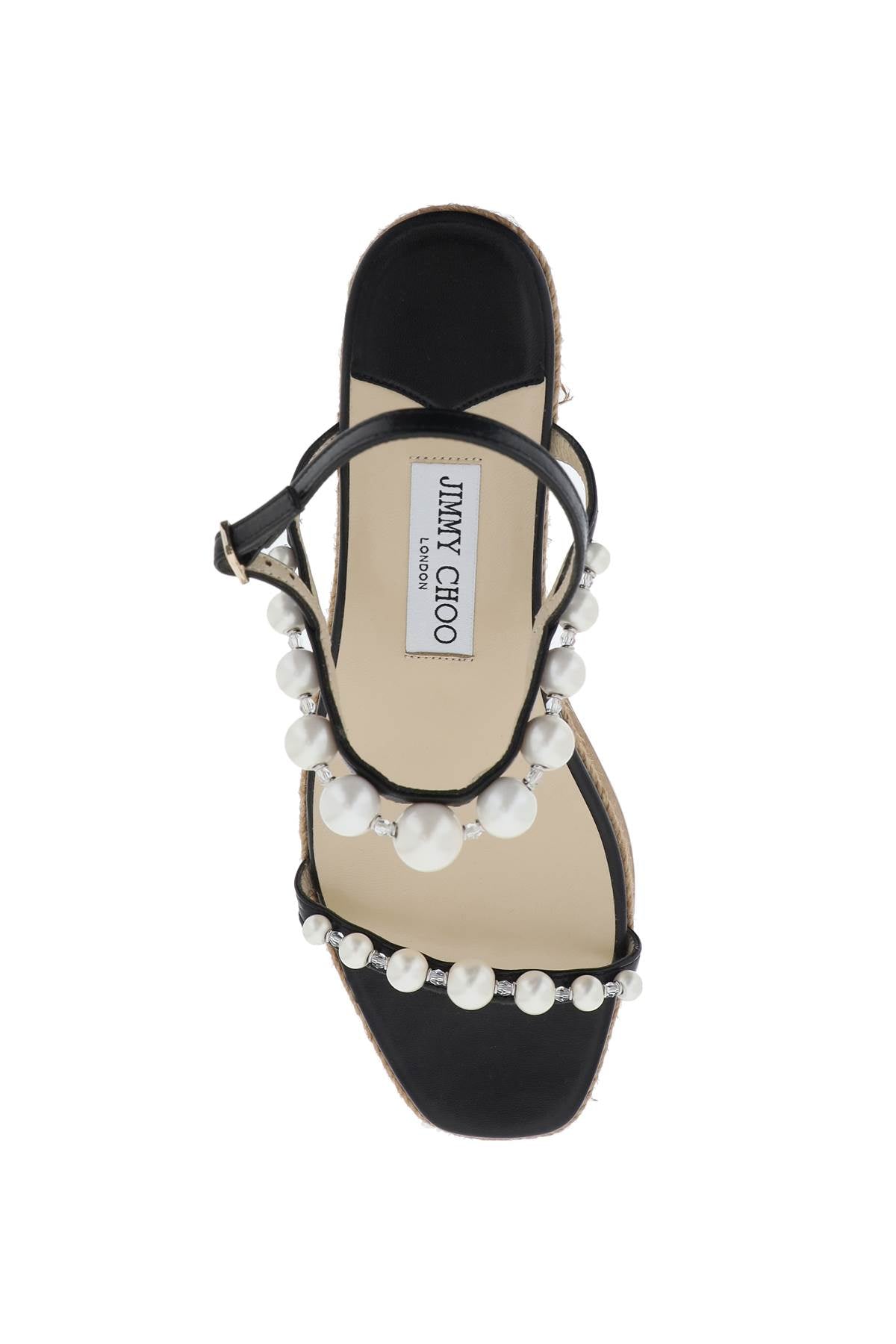 Jimmy Choo Amatuus 60 Wedge Pearl Sandals image 1