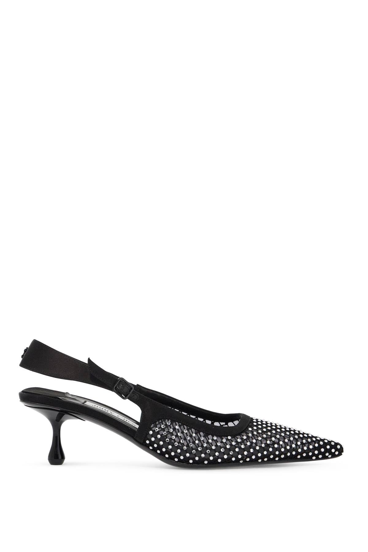 Jimmy Choo "mesh and satin slingback amel 50 décol image 0