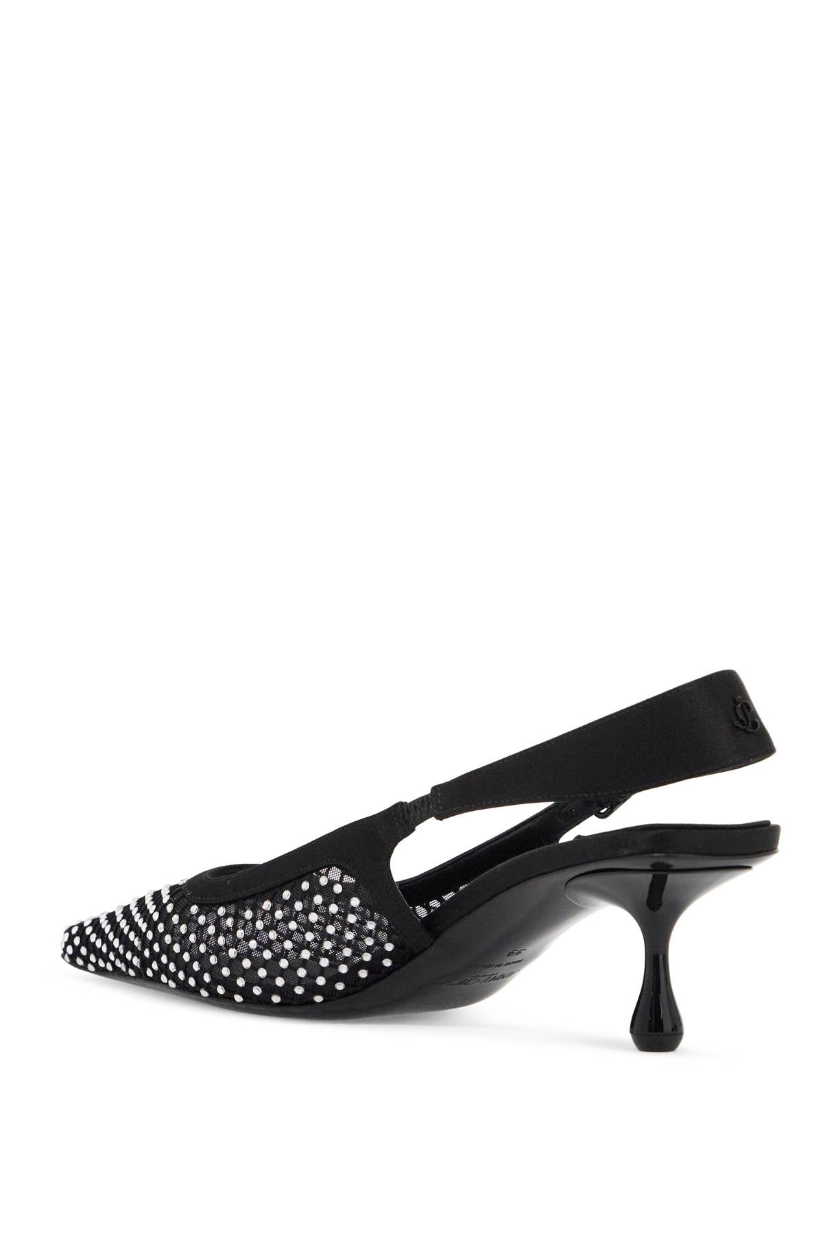 Jimmy Choo "mesh and satin slingback amel 50 décol image 2