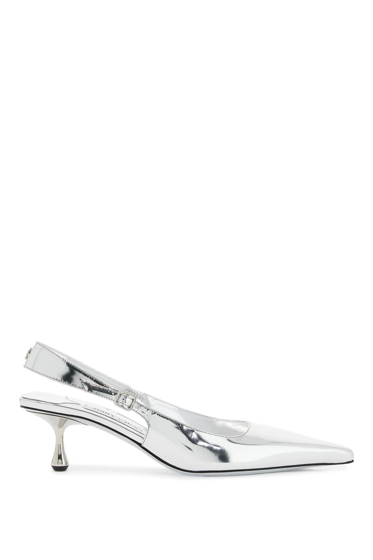 Jimmy Choo Amel 50 Mirrored Leather Slingback Pumps image 0