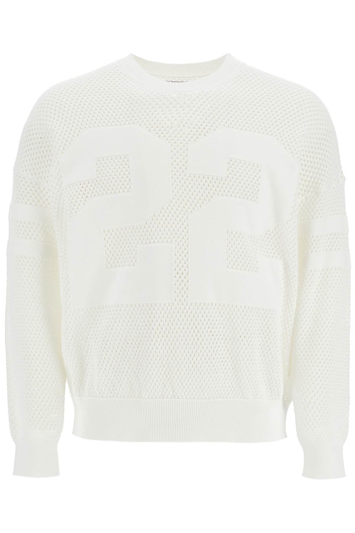 Amiri Perforated Knit Crewneck Sweater image 0