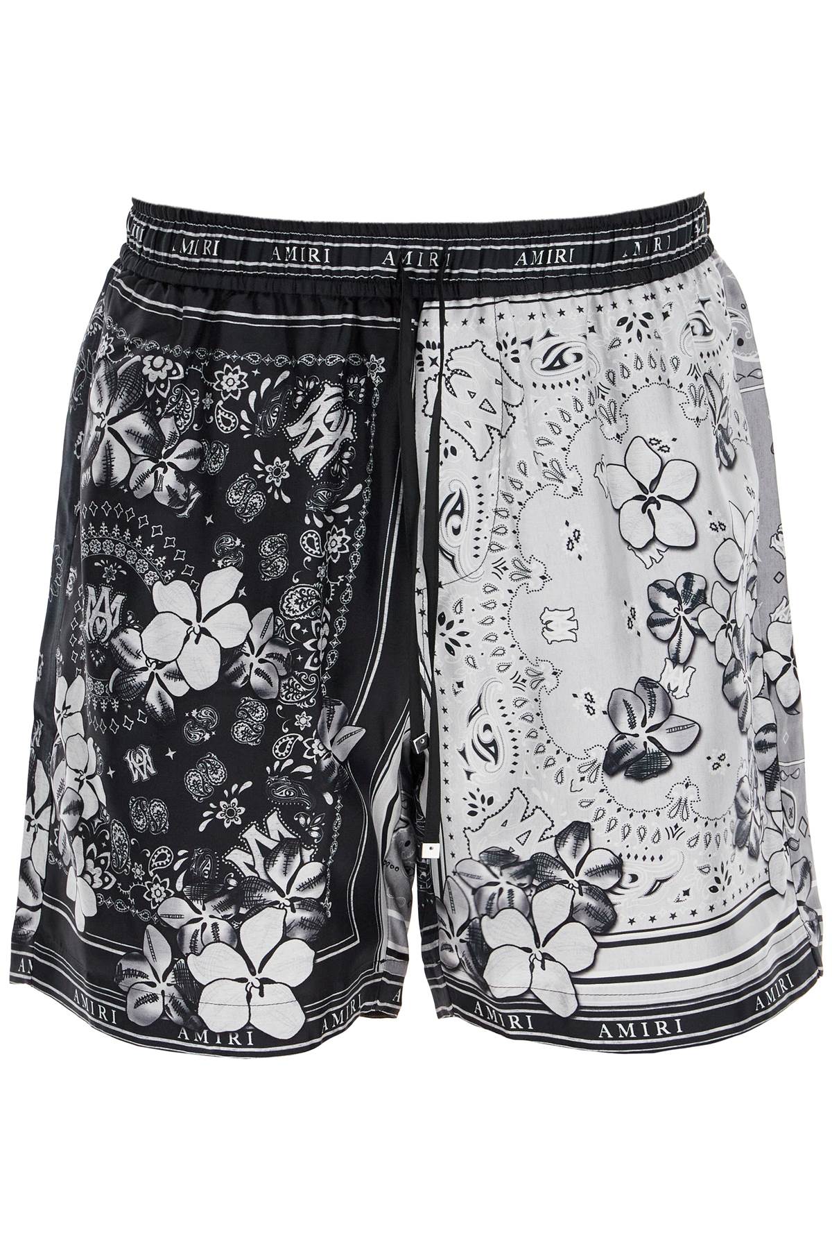 Amiri silk bandana print bermuda shorts image 0