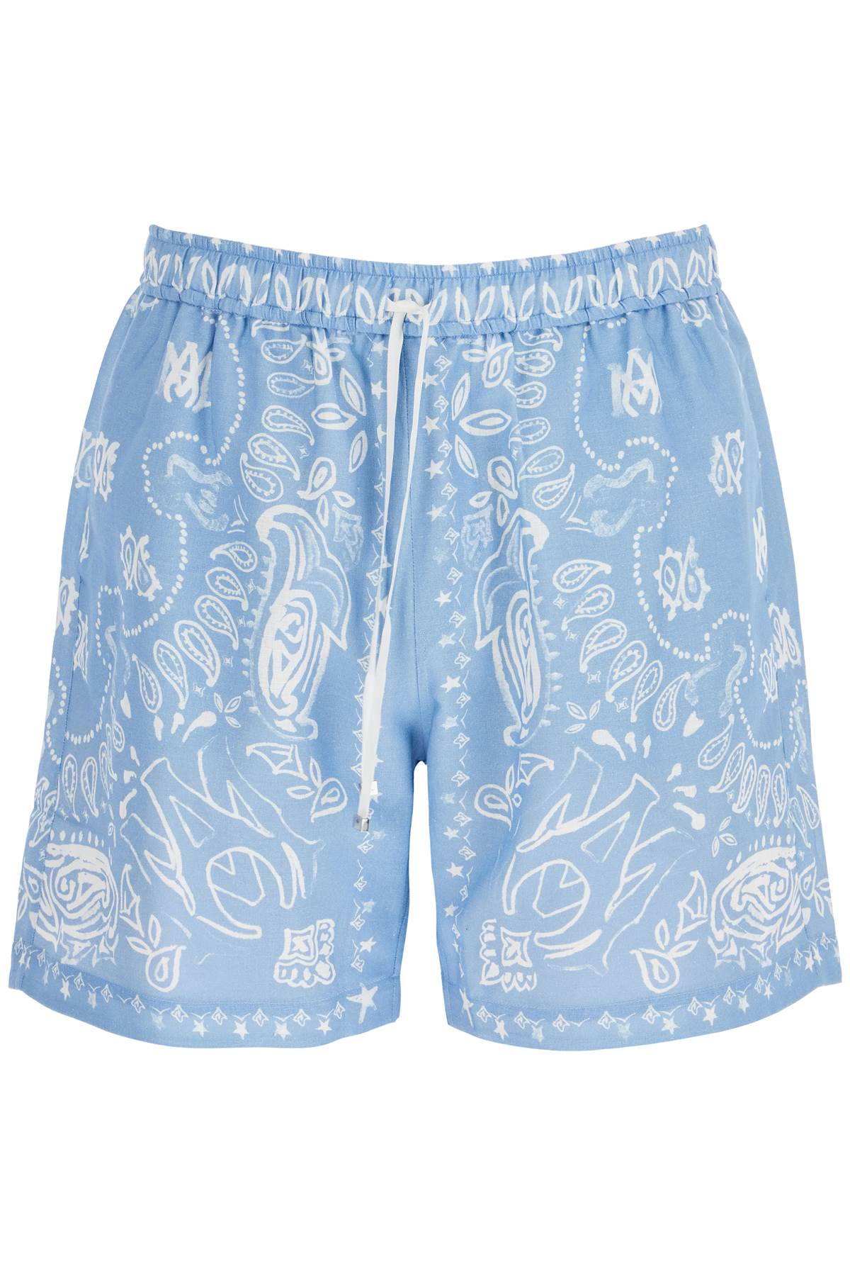 Amiri Watercolor Bandana Bermuda Shorts image 0