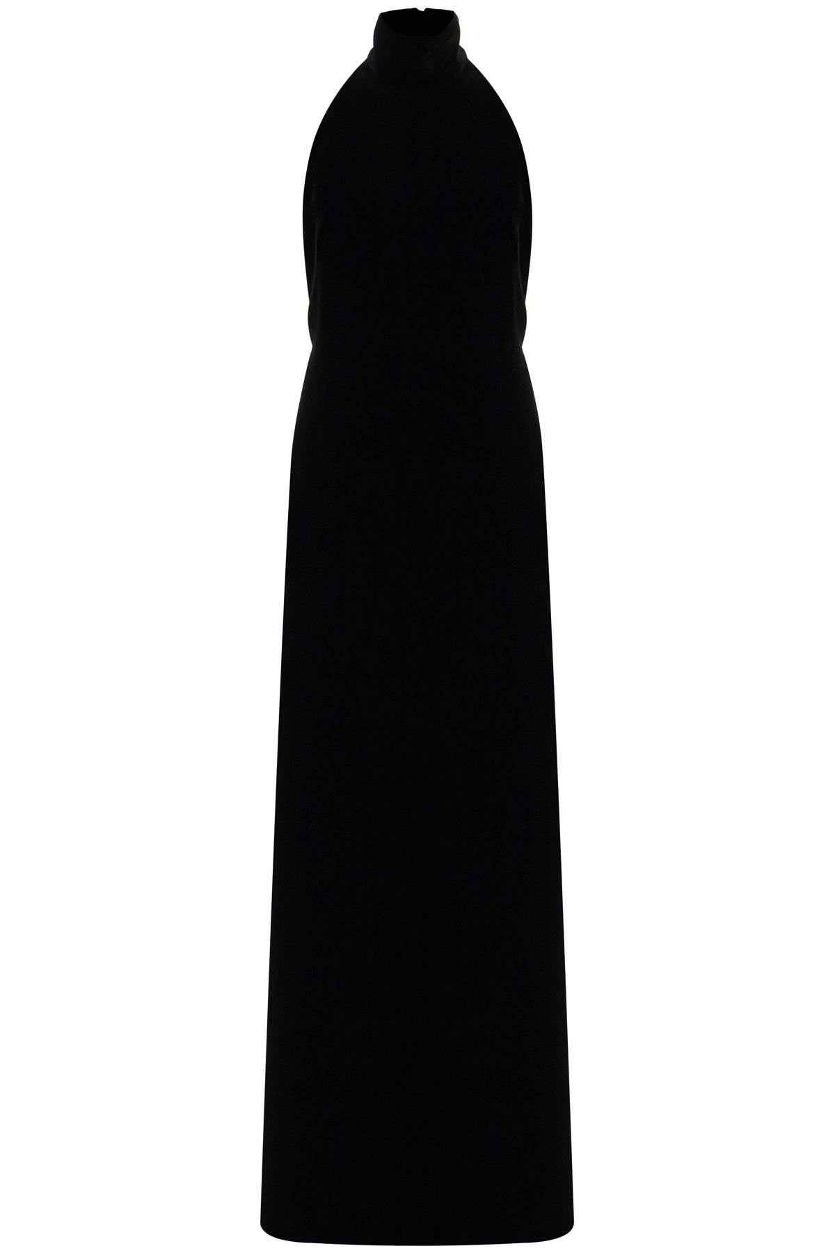 Max Mara Pianoforte Long Velvet Dress with Jewel Chain Detail image 0