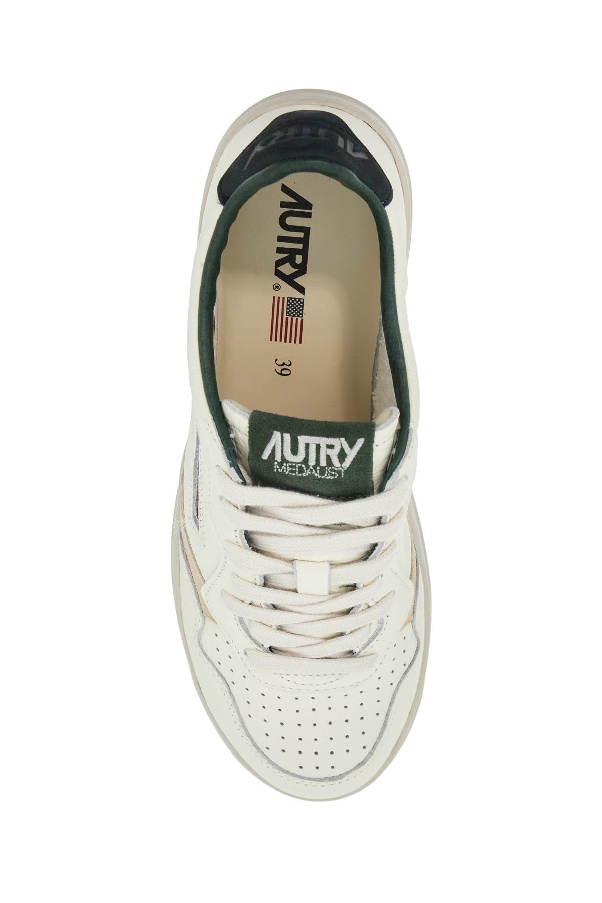 Autry Medalist Embossed Leather Sneakers image 1