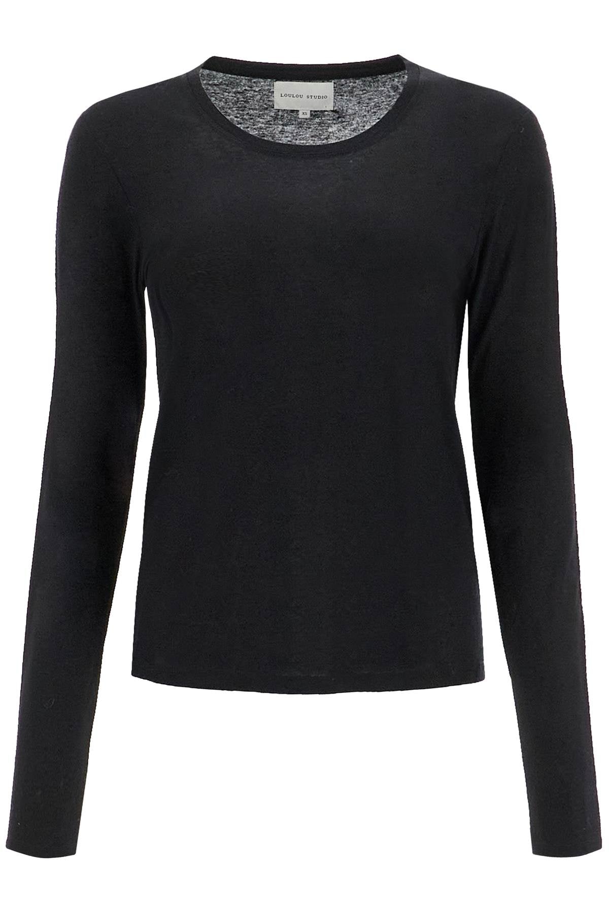 Loulou Studio Ribbed Long-Sleeve Top image 0