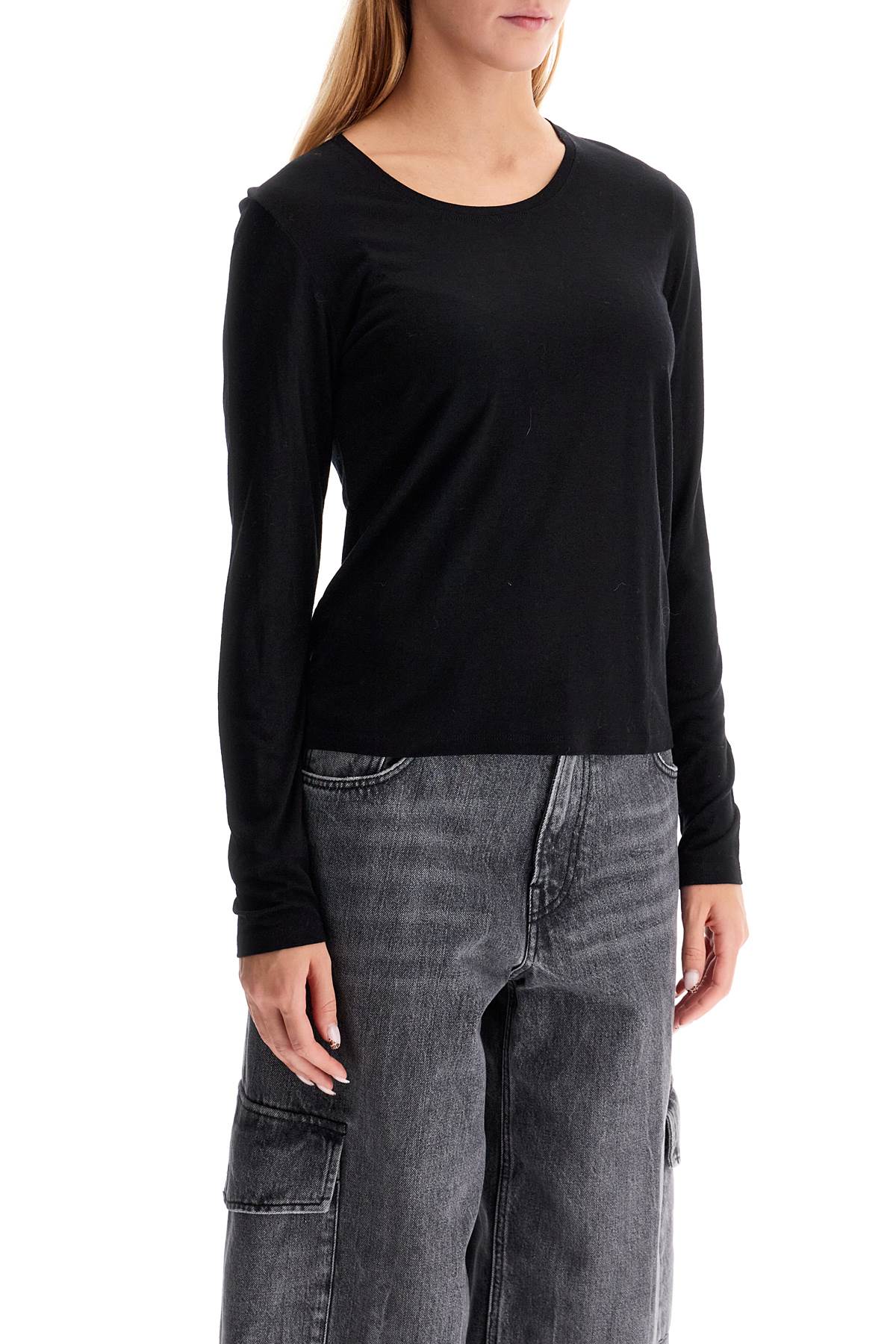 Loulou Studio Ribbed Long-Sleeve Top image 1