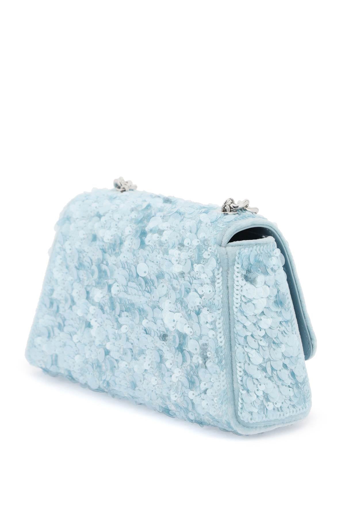 Self Portrait sequined bow mini shoulder bag image 1