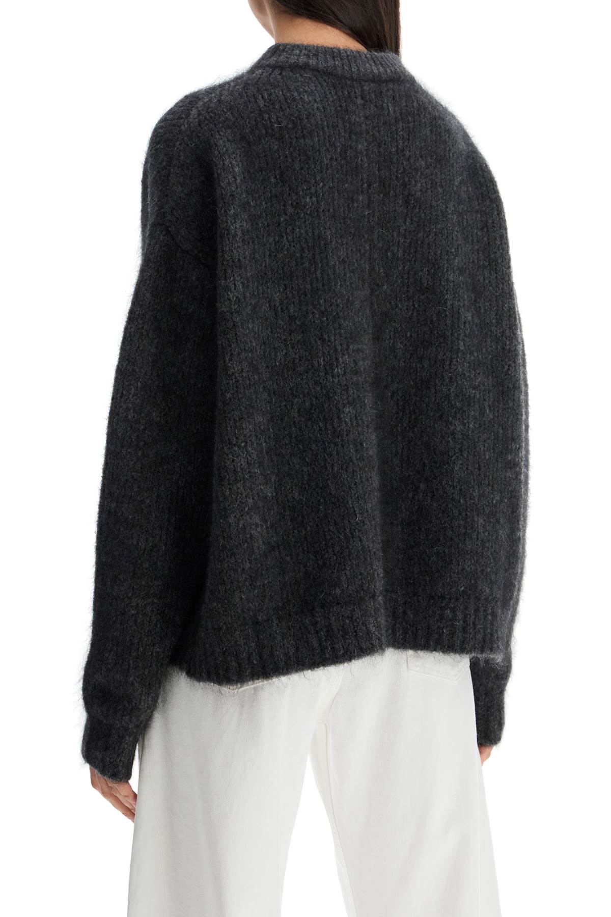 MR. MITTENS Sophia Oversized Ribbed Wool Mohair Shirt image 2