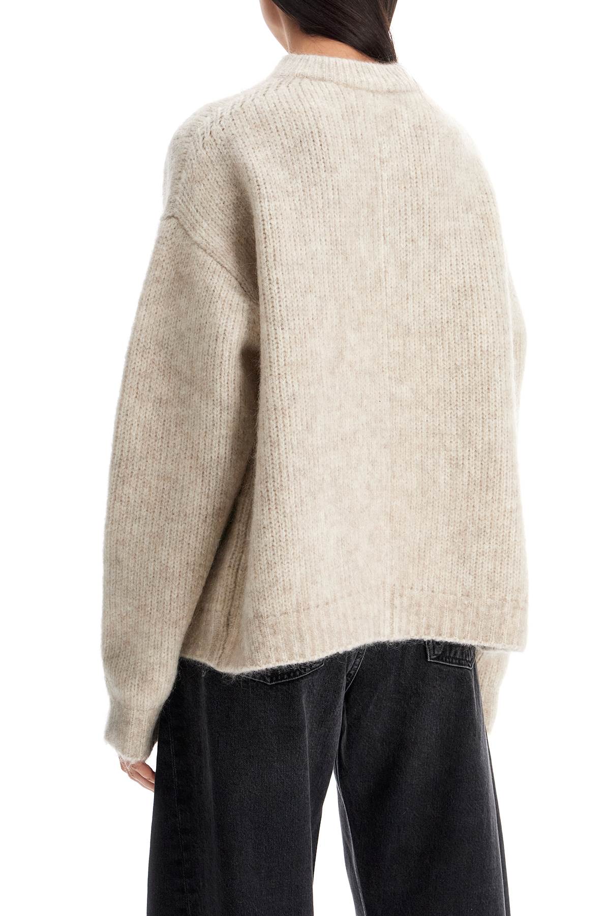 MR. MITTENS Sophia Oversized Ribbed Wool Mohair Shirt image 2