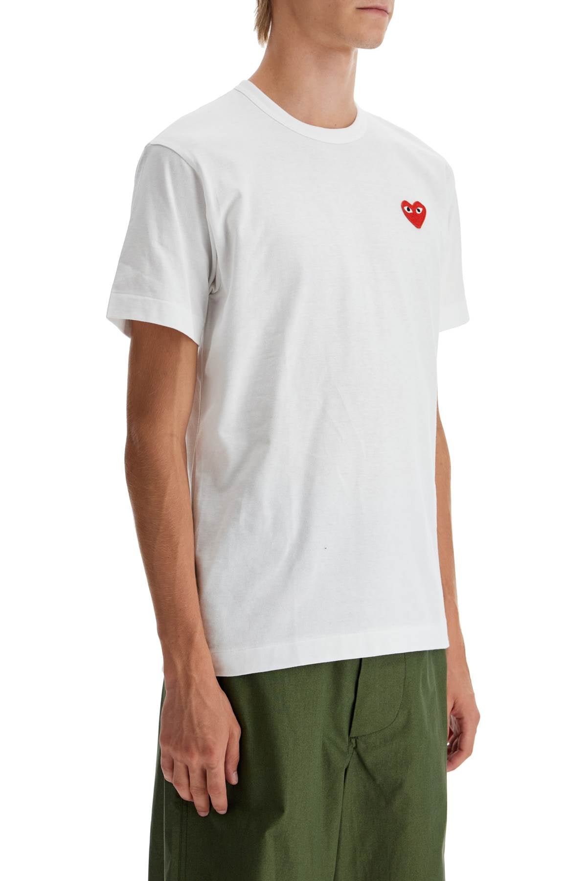 Comme des Garçons Play Unisex Heart Patch T-Shirt image 1