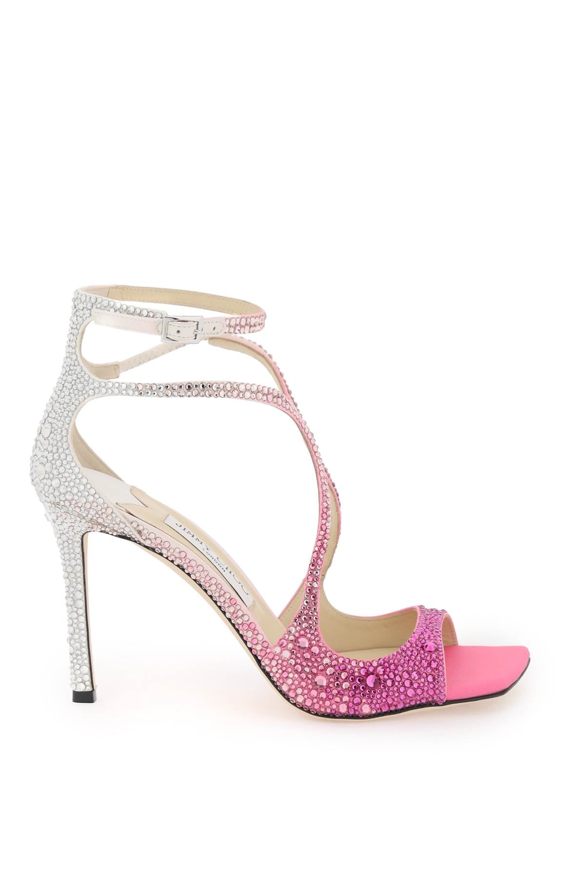 Jimmy Choo Azia 95 Crystal-Embellished Stiletto Pumps image 0