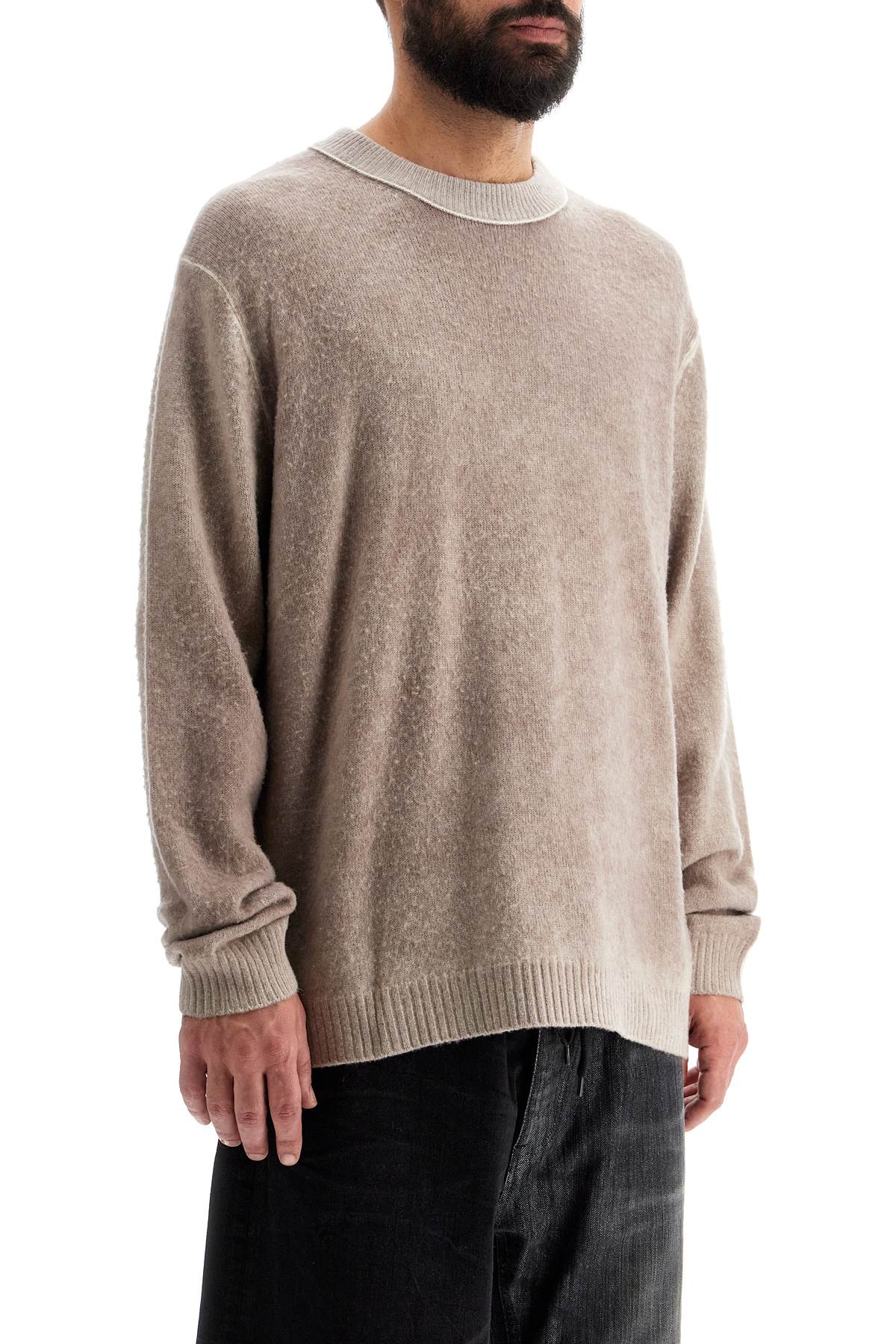 Acne Studios Vintage Effect Wool & Cashmere Pullover Sweater image 1