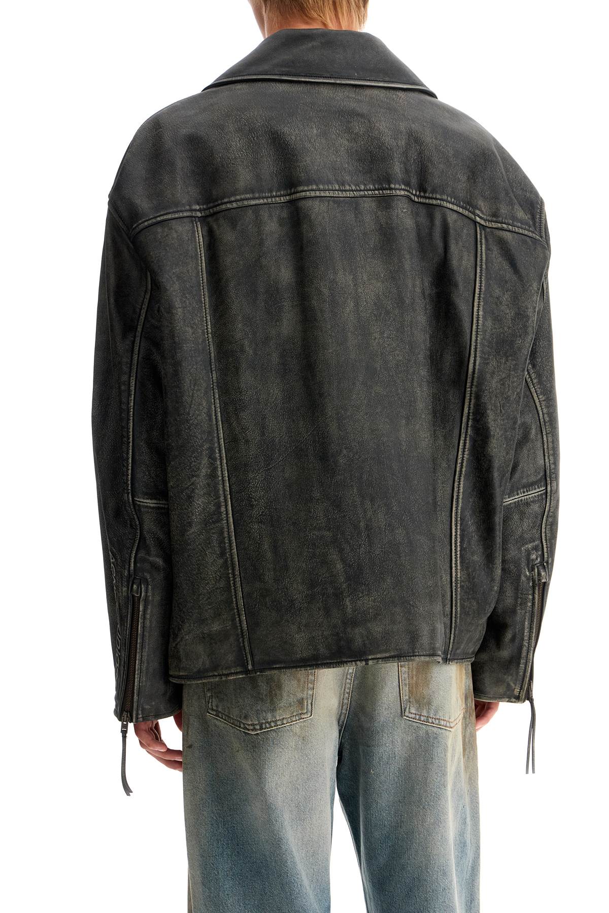 Acne Studios oversized biker image 2