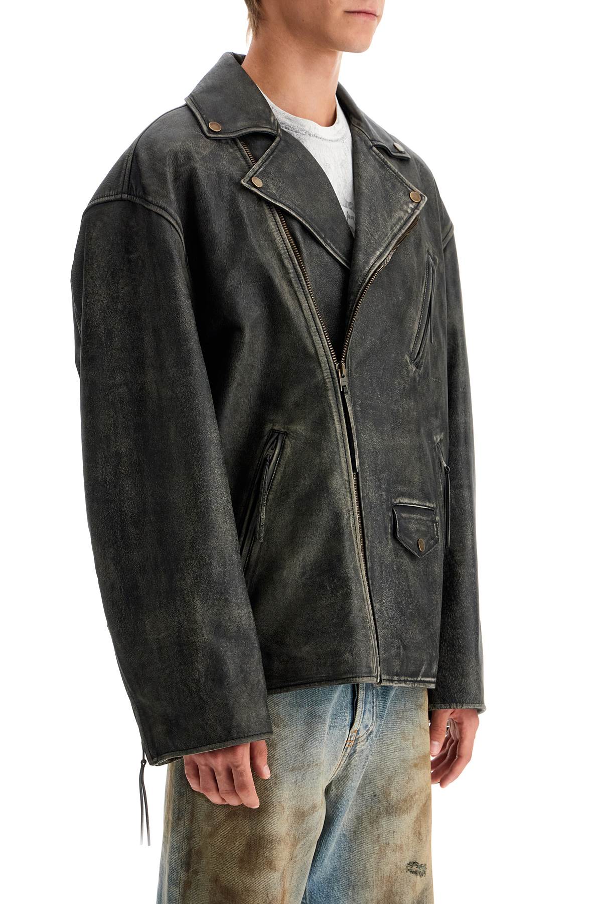 Acne Studios oversized biker image 1