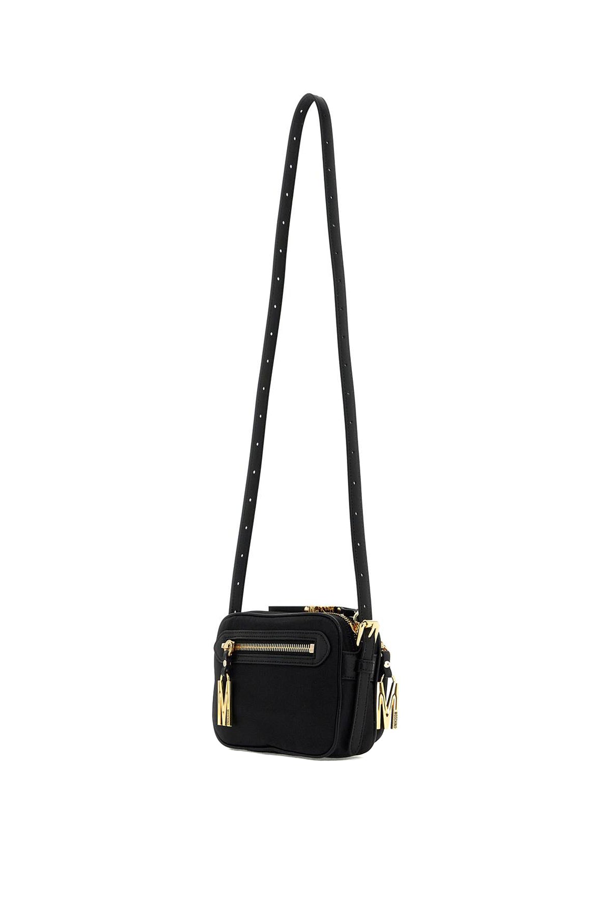 Moschino Mini Nylon Crossbody Bag with Metal Logo image 1