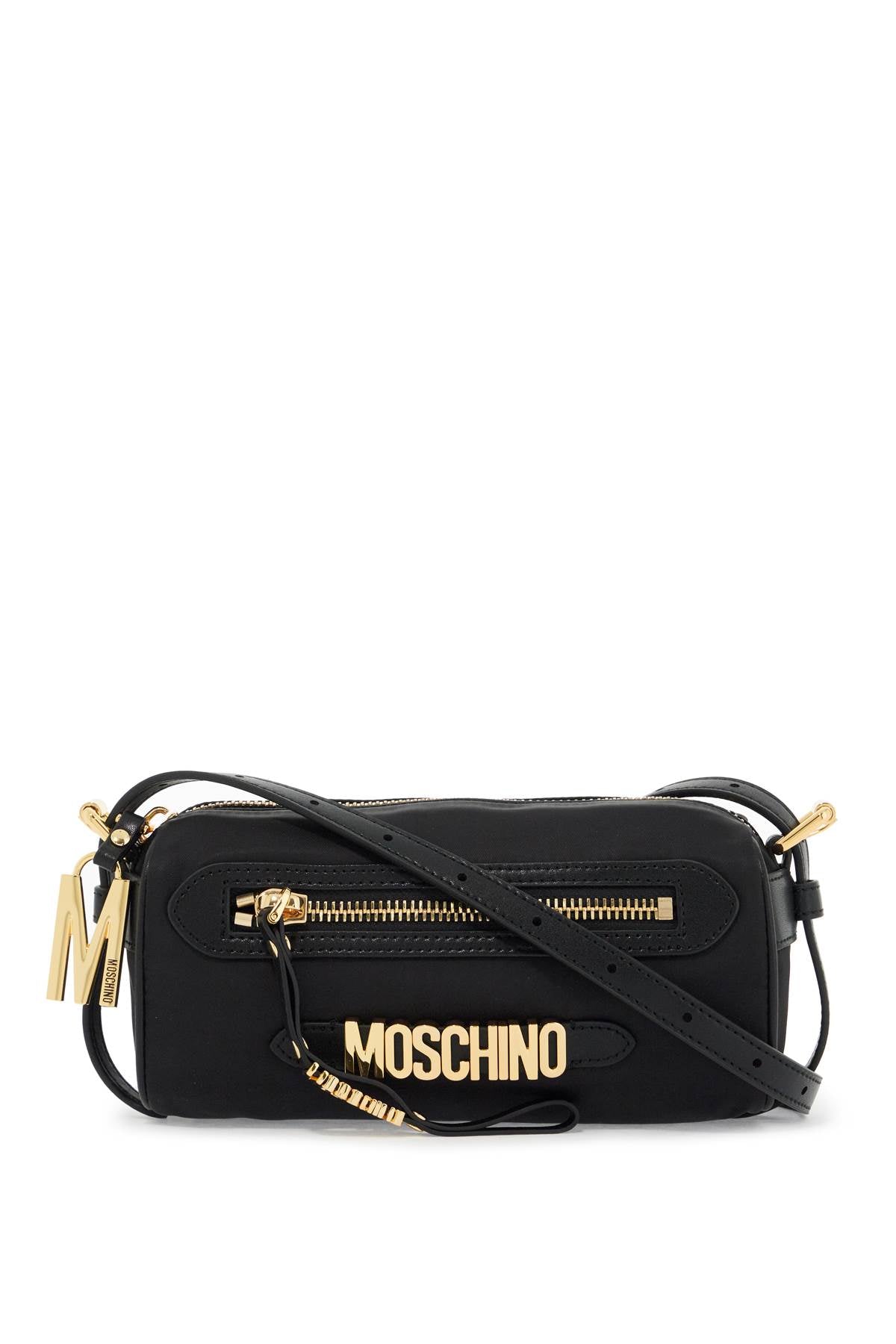 Moschino shoulder bag with metal logo detail image 0