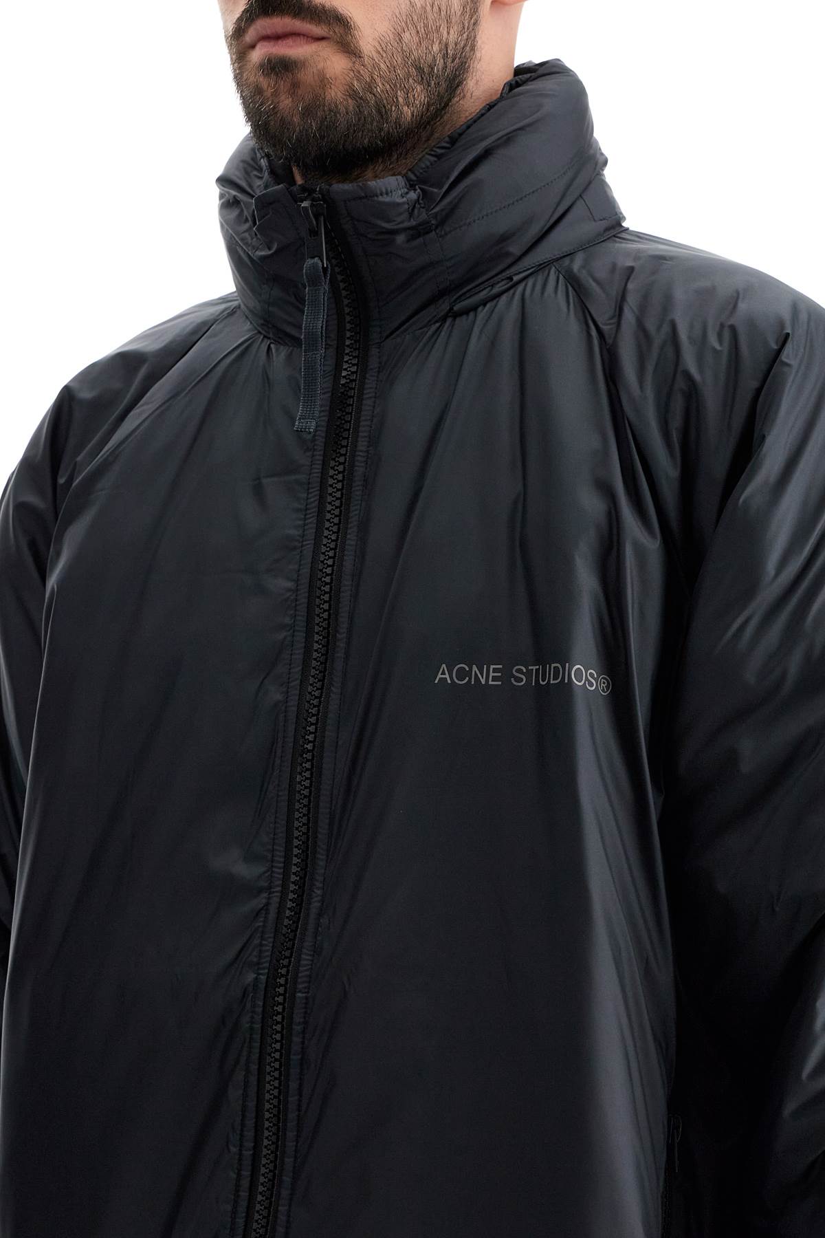 Acne Studios Lightweight Down Jacket with Patches image 3