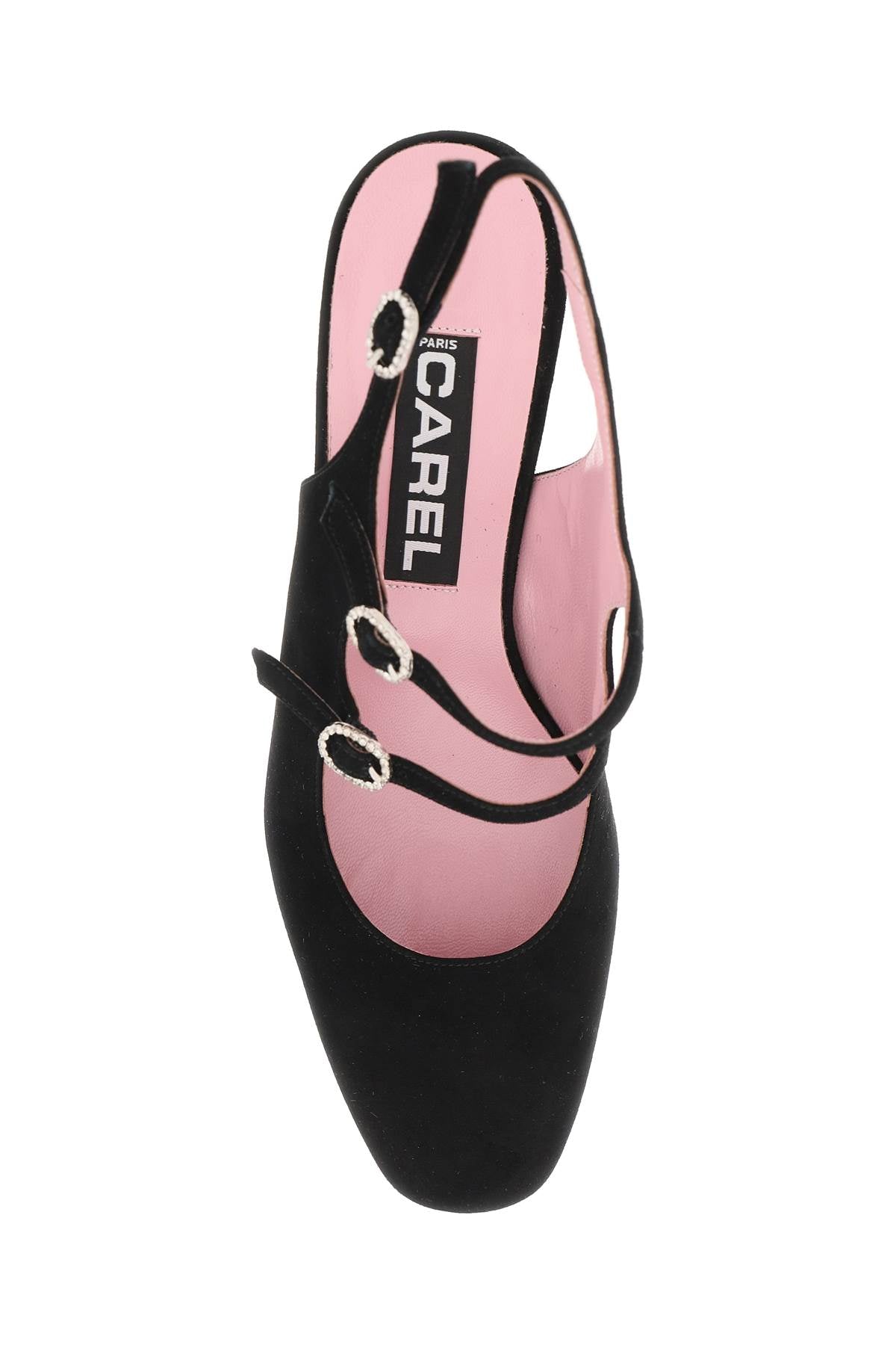 Carel suede banana slingback mary jane image 1